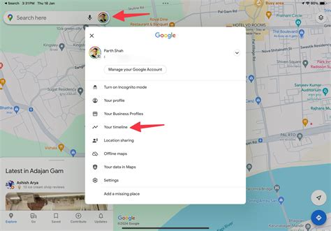 Google Maps: How to delete your history .